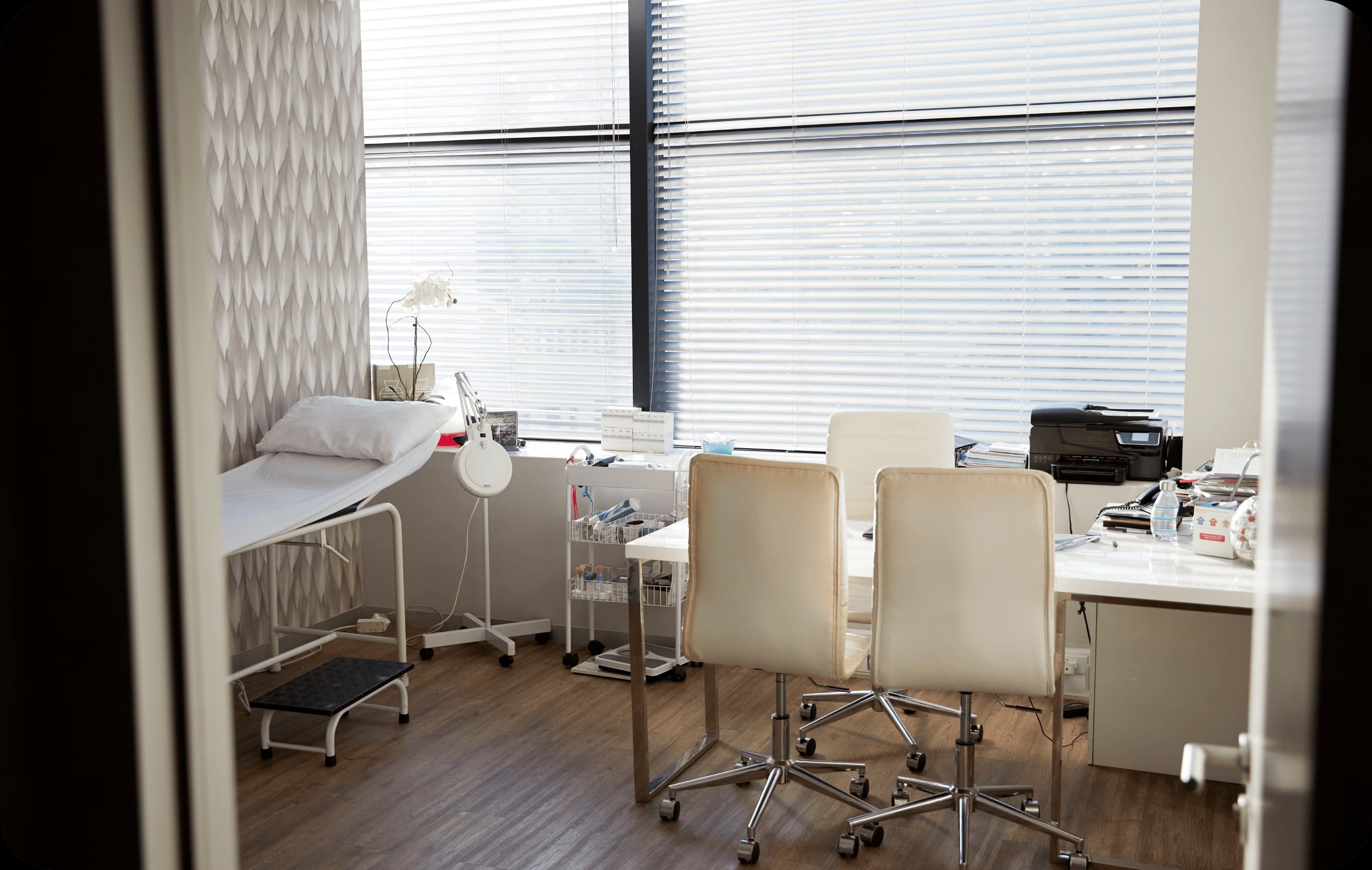 Consultório médico vazio